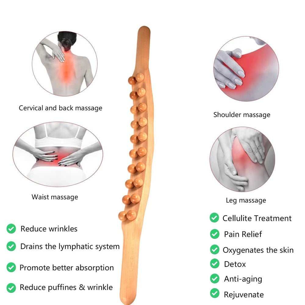 Wood Therapy Massage Stick